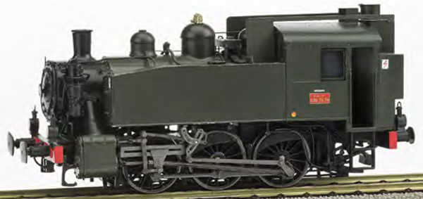 REE Modeles MB-105S - Steam Locomotive Class 030 TU 74 Annemase FUEL Green - DCC Sound & Smoke Seuthe